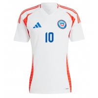 Camiseta Chile Alexis Sanchez #10 Visitante Equipación Copa America 2024 manga corta